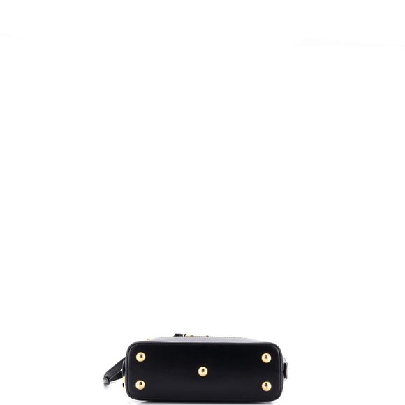 Very Good Gucci Horsebit 1955 Black Leather Bag Small - Picture 4 of 8